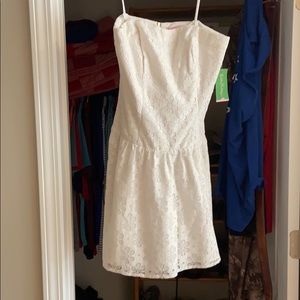 NWT Lilly Pulitzer White Tenley Lace Dress